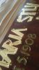 Arbeitsschritt whrend dem Vergolden der Grabplatte
